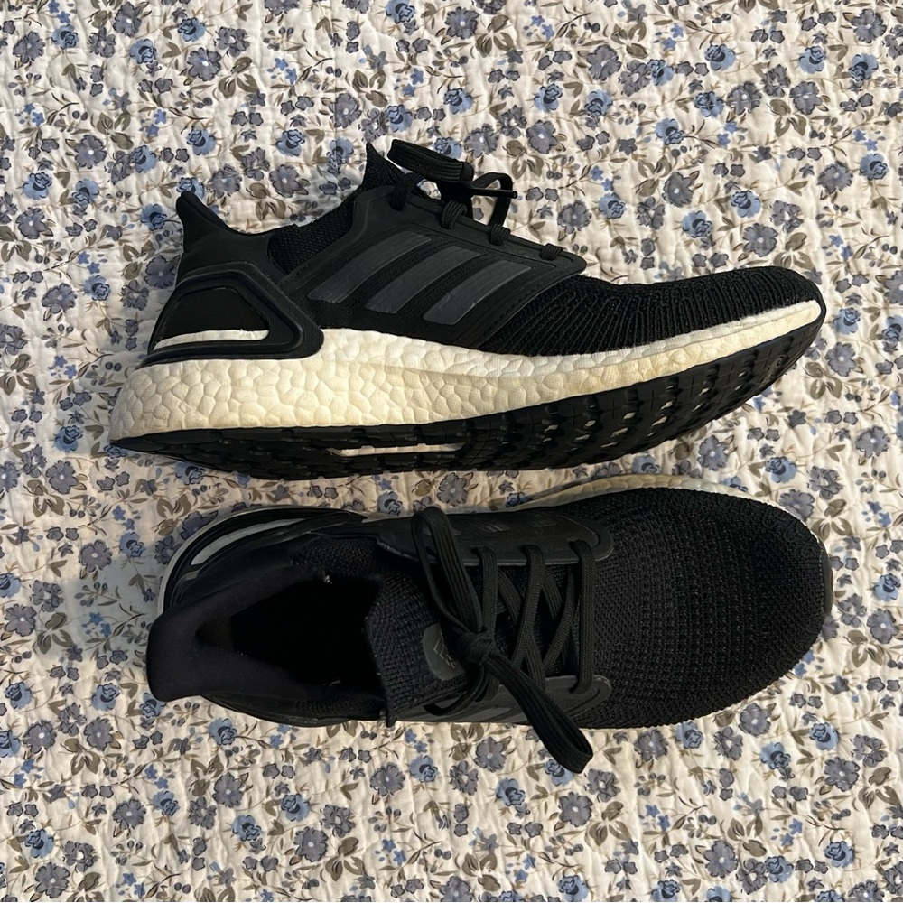 Adidas Women’s Black Ultraboost Shoes (W8)